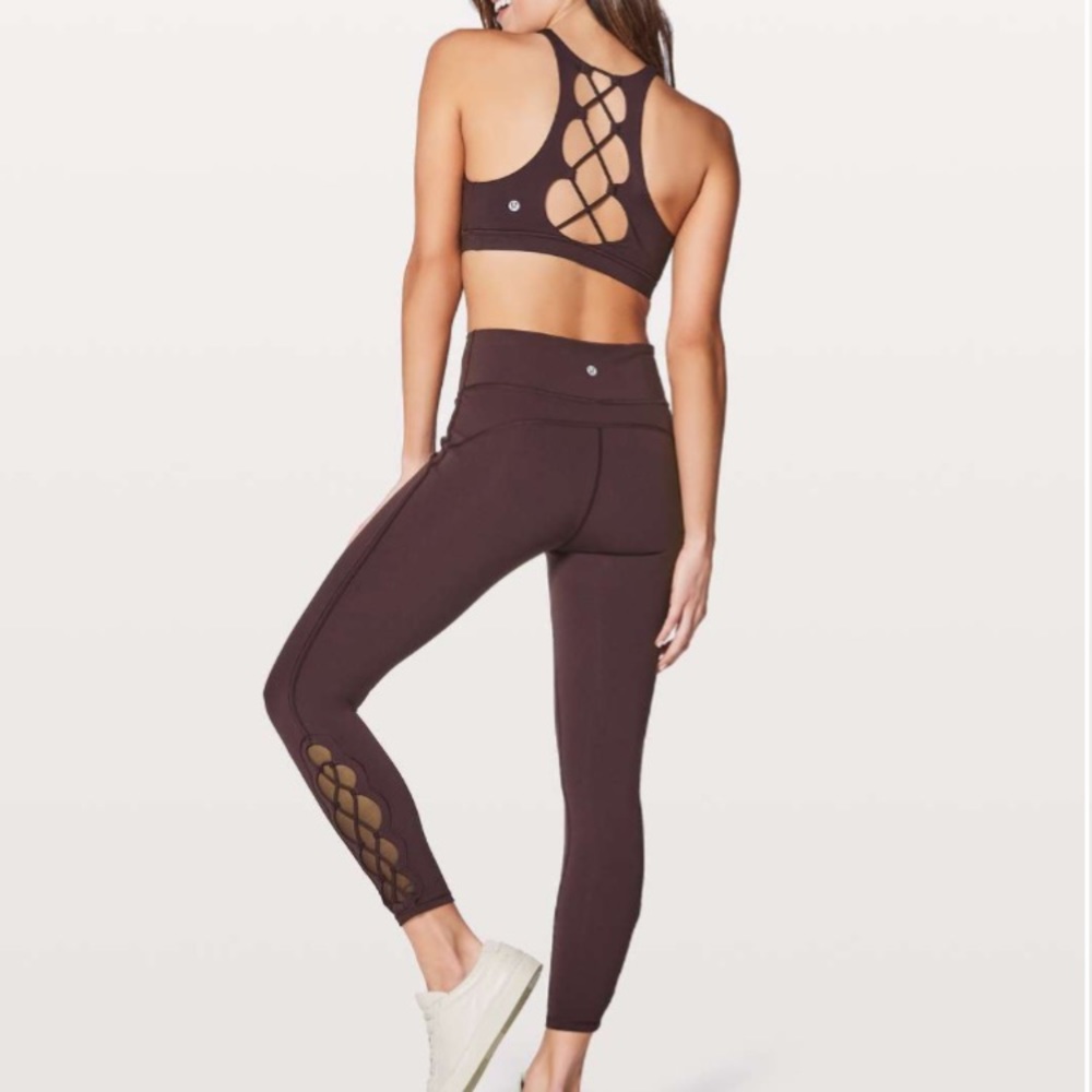 lululemon athletica plum leggings